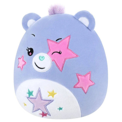 Squishmallows Care Bears Dazzling Star Bear (Blue/Pink)