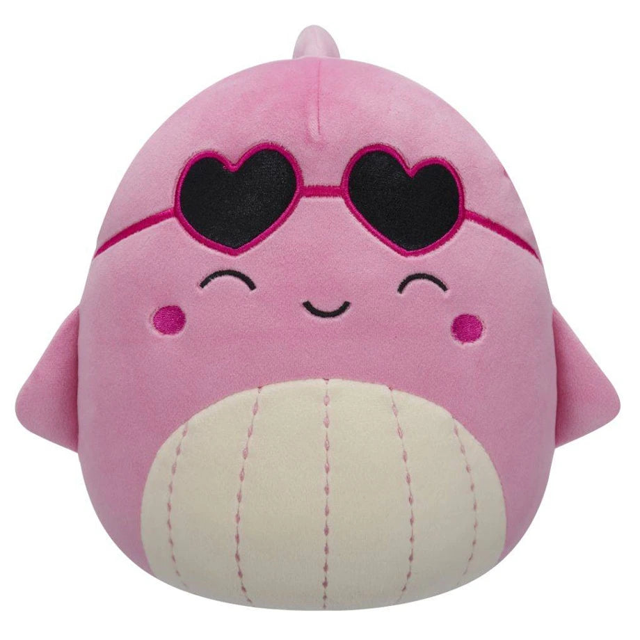 Squishmallows Whale Valentine Plush (Pink)