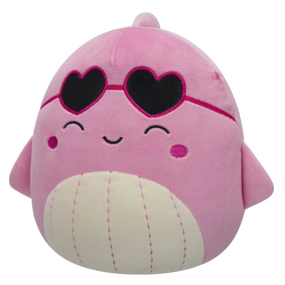 Squishmallows Whale Valentine Plush (Pink)