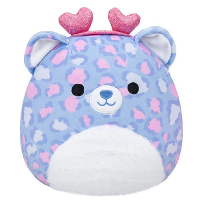 Squishmallows Leopard Valentine Plush (Purple/Pink/White)