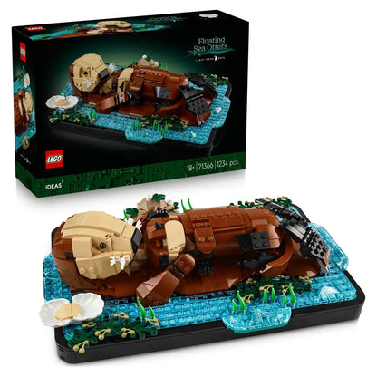 LEGO Ideas Floating Sea Otters 21366 (1234 Pieces)
