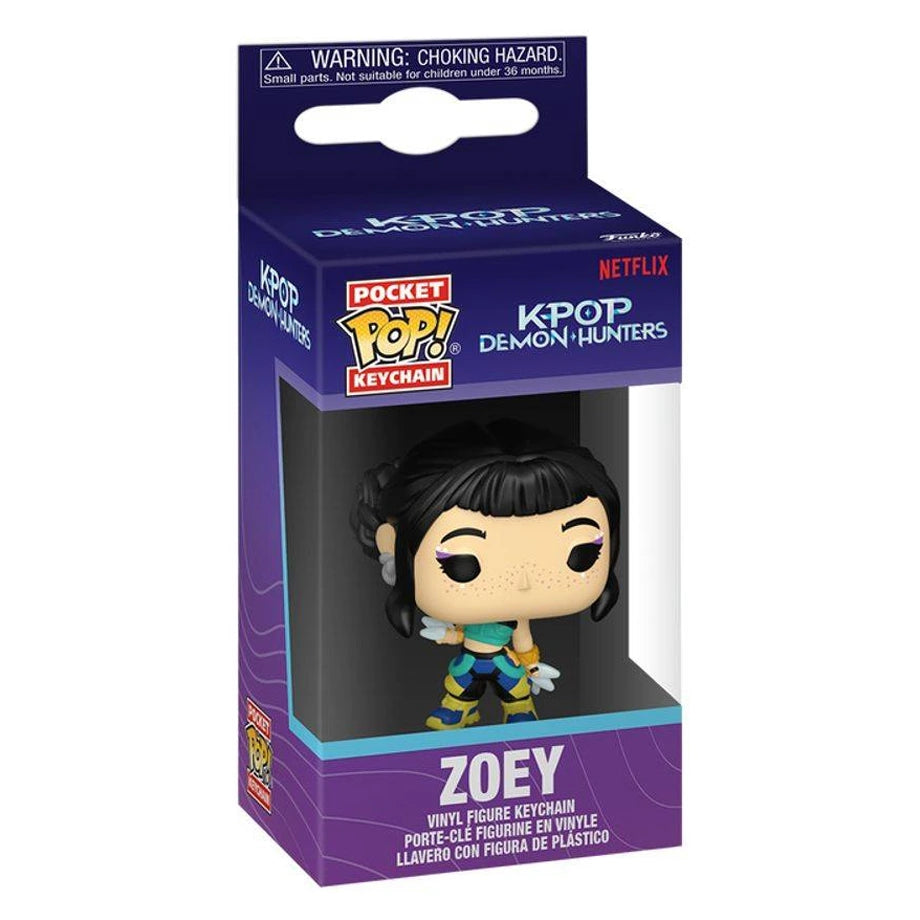 Funko Pocket POP! K-Pop Demon Hunters Zoey Vinyl Keychain (10.2 cm)