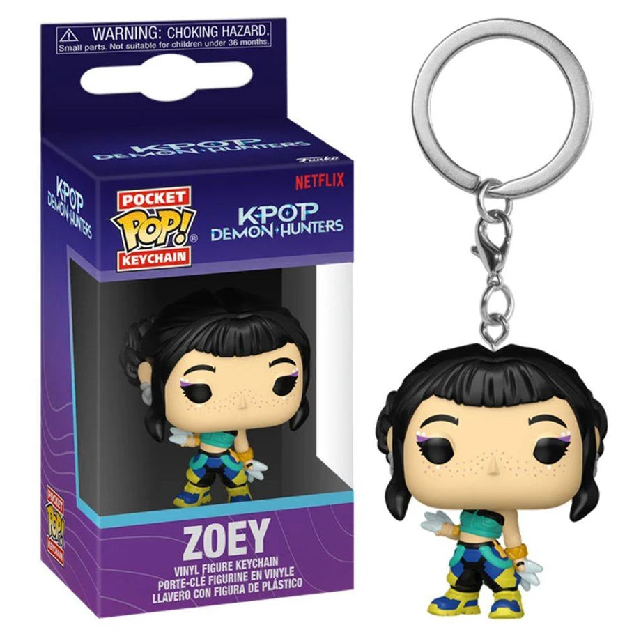 Funko Pocket POP! K-Pop Demon Hunters Zoey Vinyl Keychain (10.2 cm)