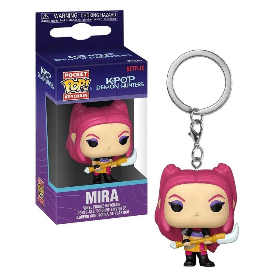 Funko Pocket POP! K-Pop Demon Hunters Mira Vinyl Keychain (10.2 cm)