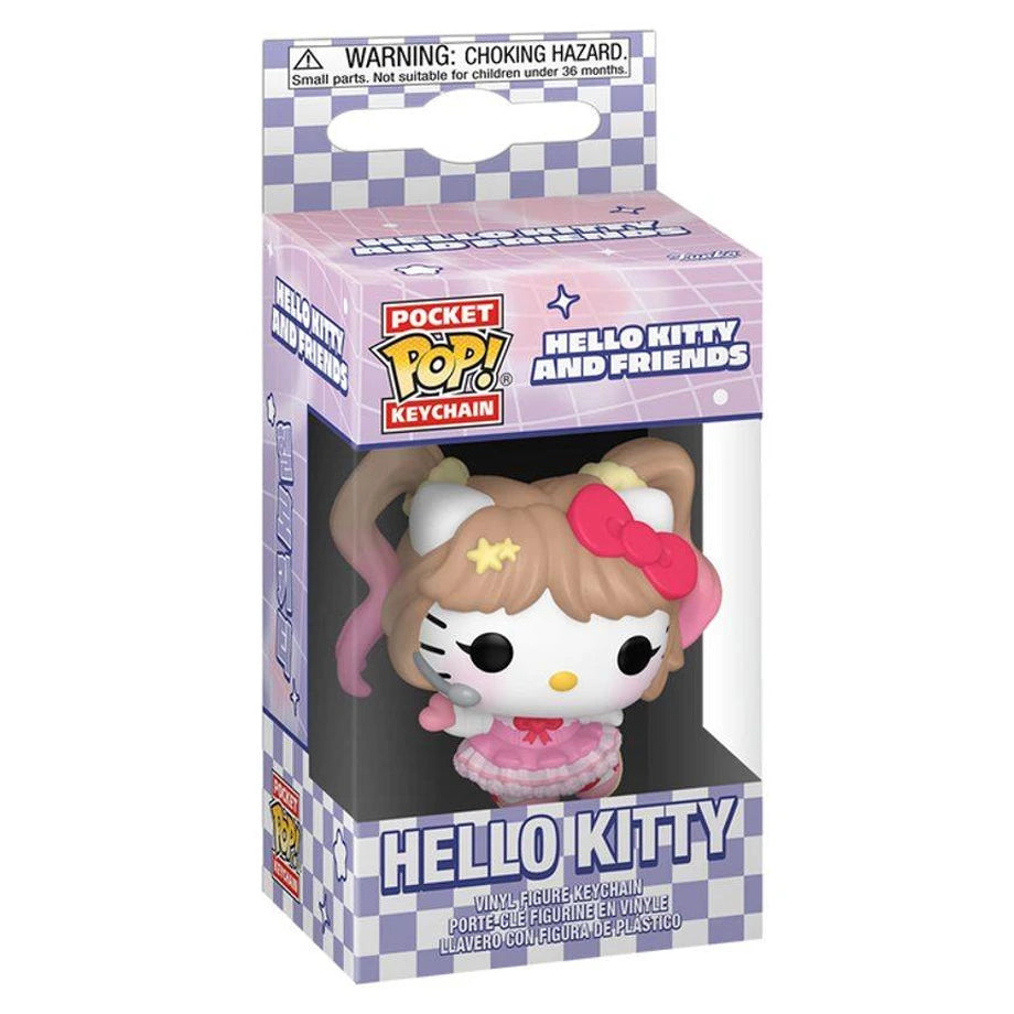 Funko Pocket POP! Sanrio Hello Kitty (K-POP Outfit) Vinyl Keychain (10.2 cm)