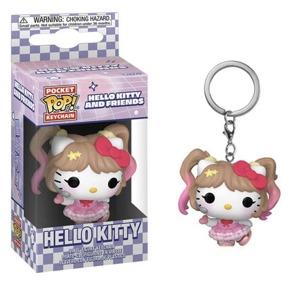 Funko Pocket POP! Sanrio Hello Kitty (K-POP Outfit) Vinyl Keychain (10.2 cm)