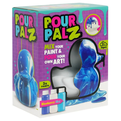 Pour Palz Mix & Pour Paint Large Blueberry Sky DIY Activity Kit
