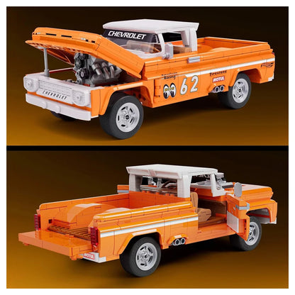 Mattel Brick Shop Hot Wheels ’62 Chevy Pickup Kit (Orange)