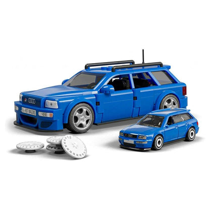 Mattel Brick Shop Hot Wheels Audi Avant RS2 Kit (Blue)