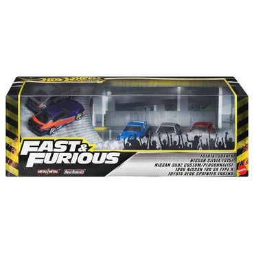 Hot Wheels Fast & Furious Premium Cars Set (Pack of 5)