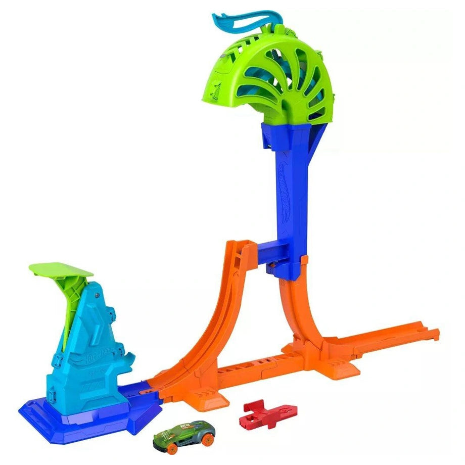 Hot Wheels Stunt Tracks Power Launch Champion Track Set