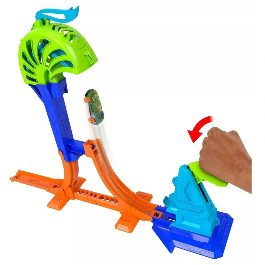 Hot Wheels Stunt Tracks Power Launch Champion Track Set