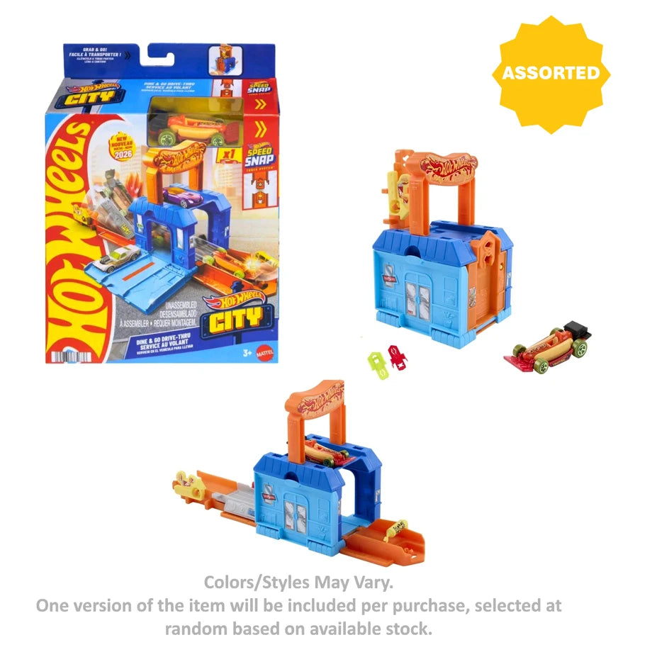 Hot Wheels City Grab & Go! Track Playset
