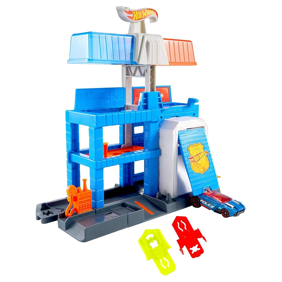 Hot Wheels City Downtown Police Tower Track Playset
