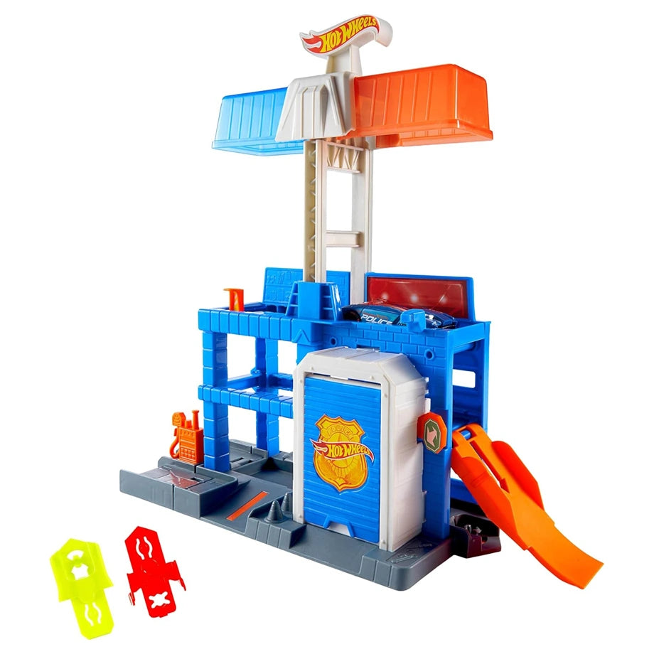 Hot Wheels City Downtown Police Tower Track Playset