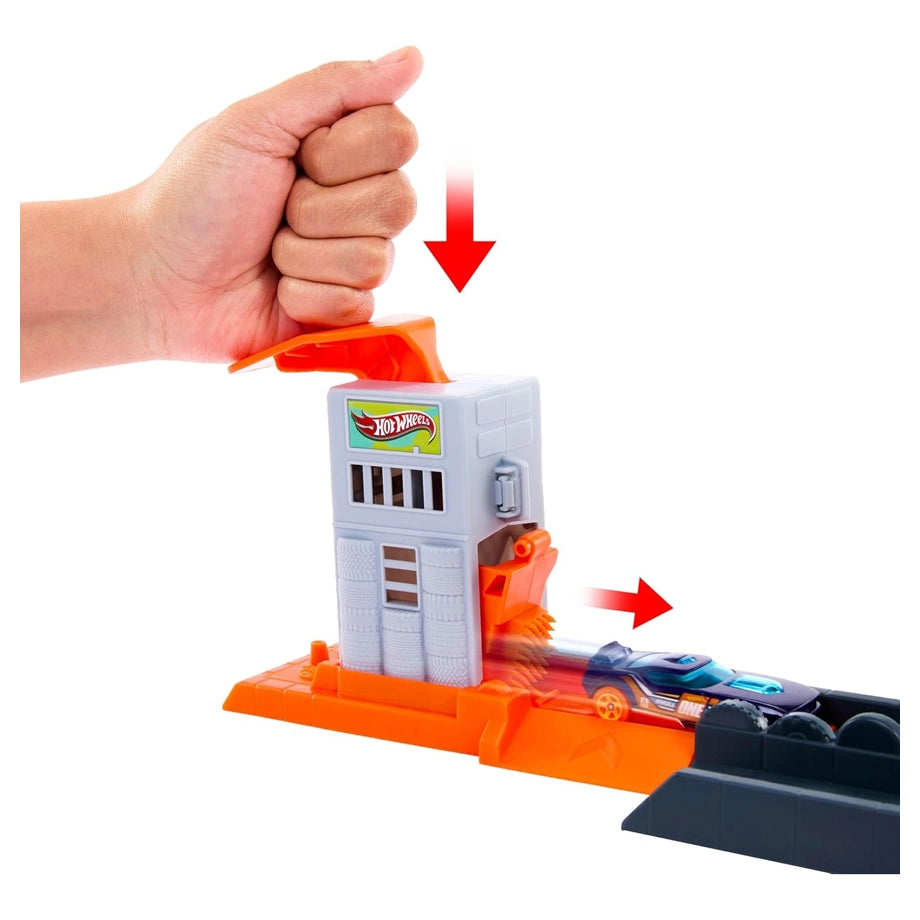 Hot Wheels City Gorilla Slam Attack Track Playset