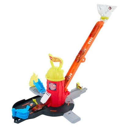 Hot Wheels City Super Fire Station Rescue Playset