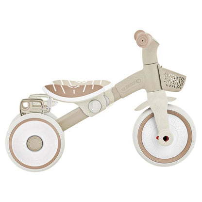 Globber Ecologic 2-in-1 Plus Learning Trike (Beige/White)