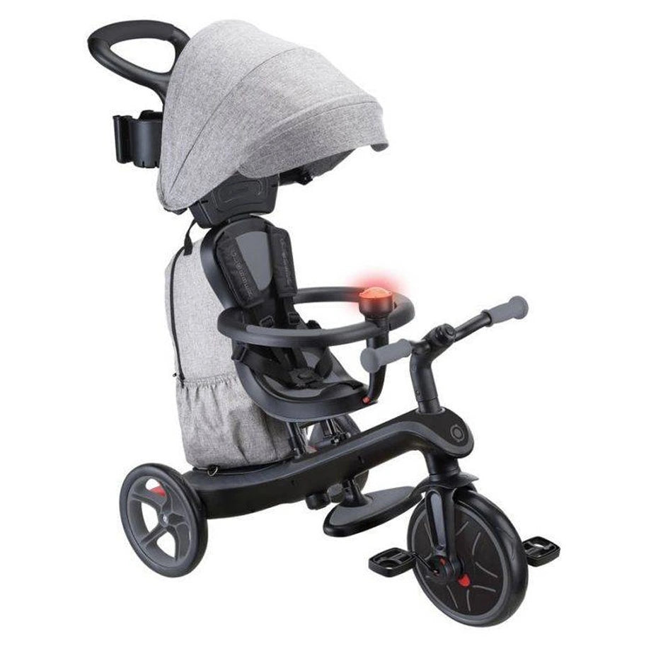 Globber Explorer Foldable 4-in-1 Convertible Trike (Grey/Black)