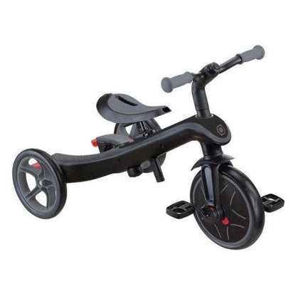 Globber Explorer Foldable 4-in-1 Convertible Trike (Grey/Black)