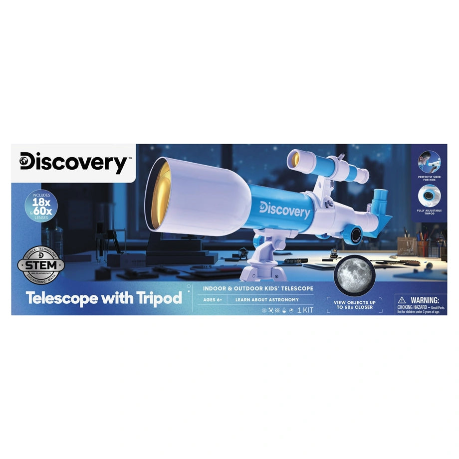 Discovery Telescope with Tripod (Blue/White)