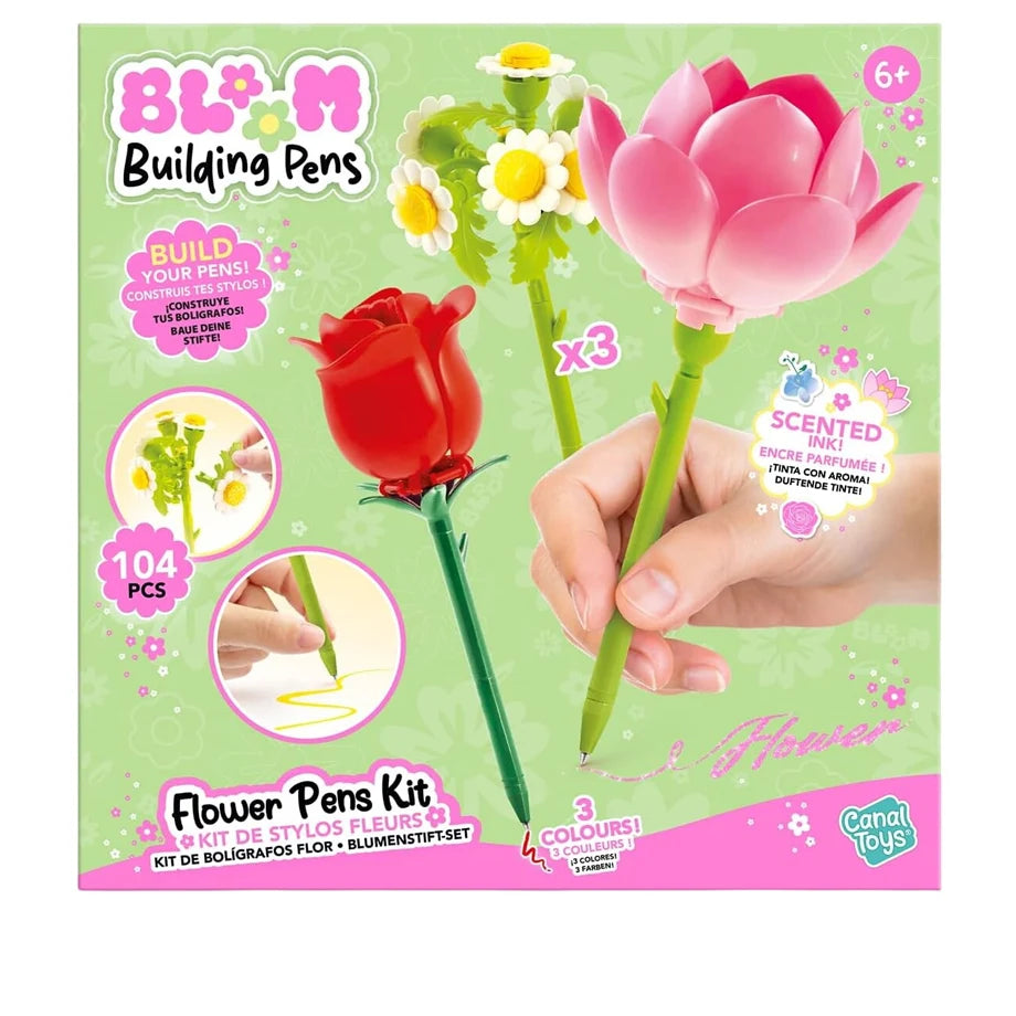 Canal Toys Bloom Flower Pens Kit (104 pcs)