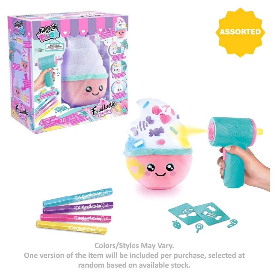 Airbrush Plush Food'tastic Squishy DIY Activity Kit (Assorted)