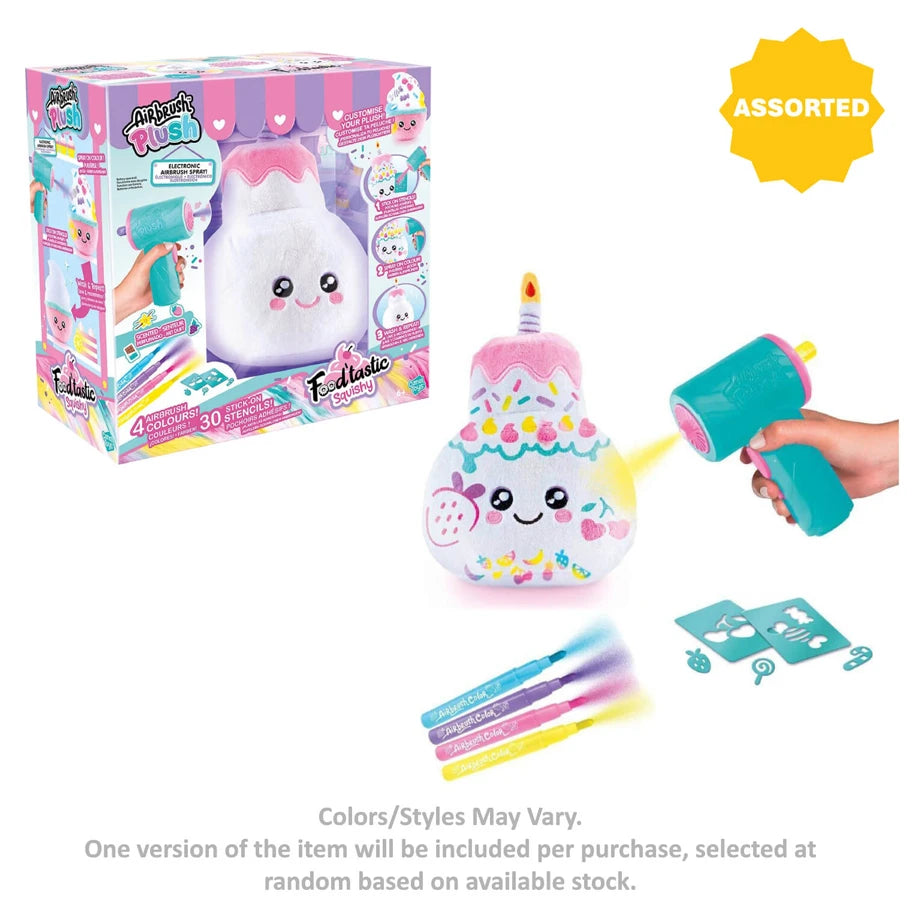 Airbrush Plush Food'tastic Squishy DIY Activity Kit (Assorted)