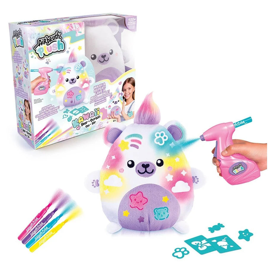 Airbrush Plush Kawaii Bear DIY Kit