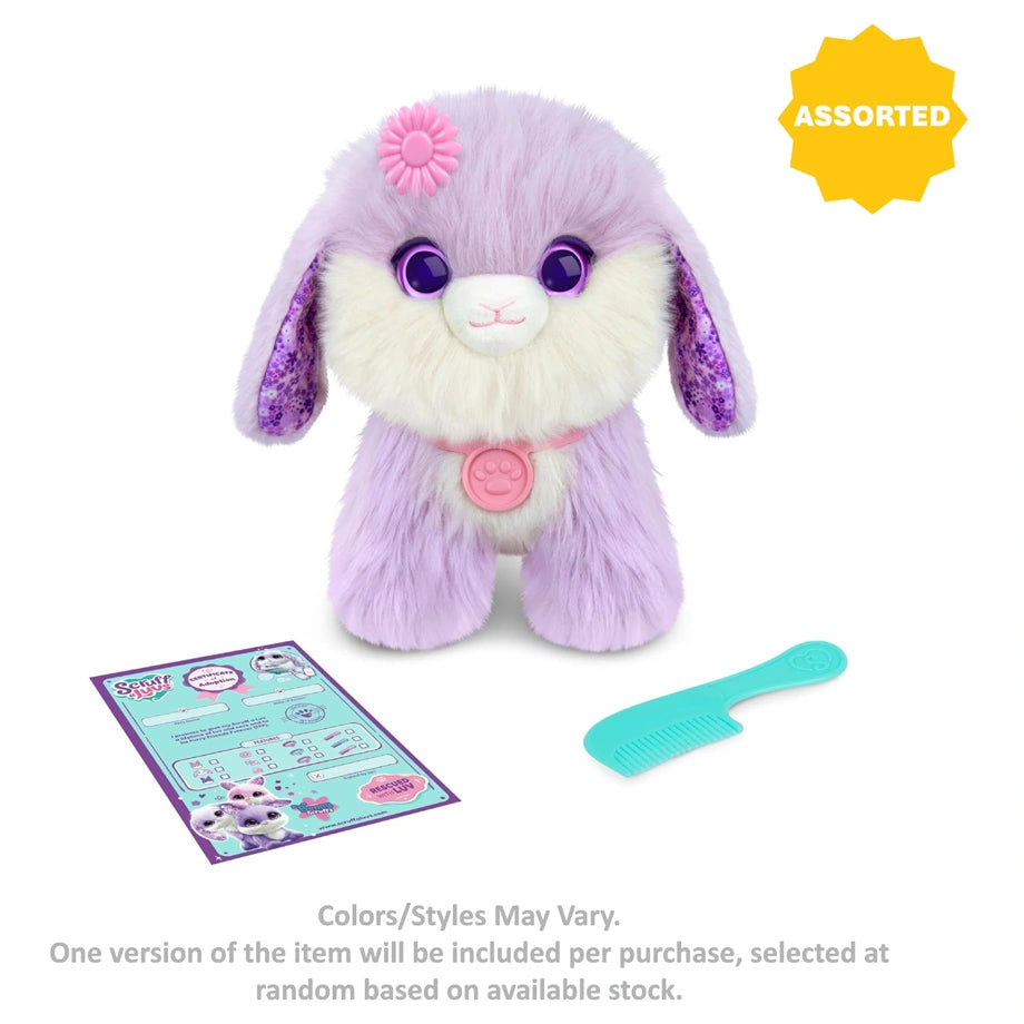 Scruff-a-Luvs Scruffy to Fluffy Bunny Plush (Assorted)