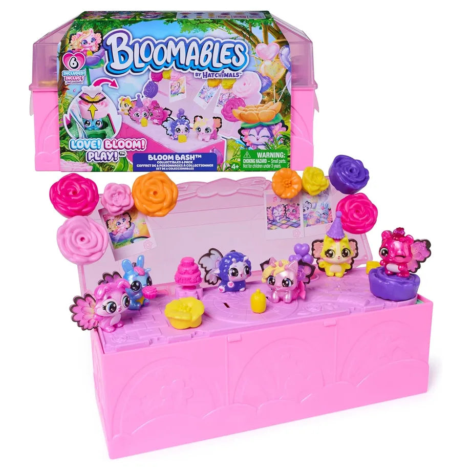 Hatchimals Bloomables Bloom Bash Collectible Figures Set (Pack of 6)