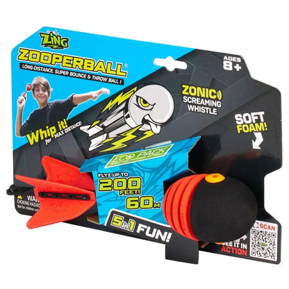 Zing Blast Off 5-in-1 Zooperball Throw Ball
