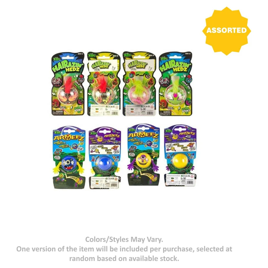 Zing Hairazin Hedz Armeez Sticky Figure (Assorted)
