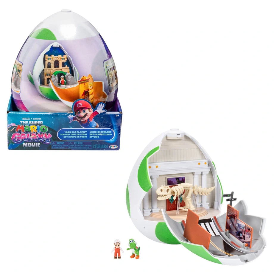 Nintendo Super Mario Galaxy Movie Yoshi Egg Playset