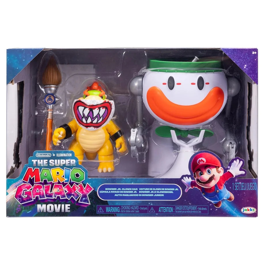 Nintendo Super Mario Galaxy Movie Bowser Jr. Clown Car Set