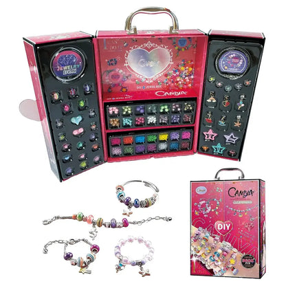Caniya DIY Beads Jewelry Kit with Box (3688 pcs)