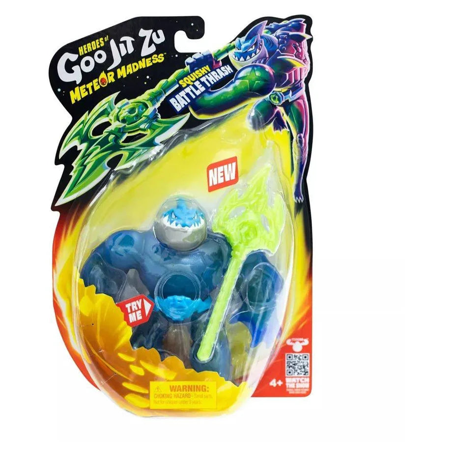 Heroes of Goo Jit Zu Meteor Madness Squishy Battle Thrash Action Figure