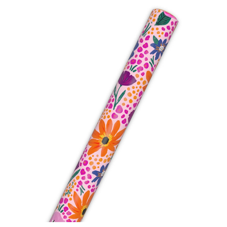 Hallmark Garden Stroll Floral Gift Roll Wrap (2 m)