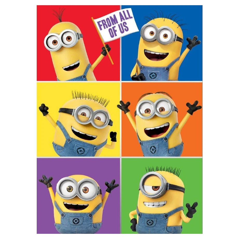Danilo Minions From All of Us Greeting Card (12.7 x 17.78 cm)