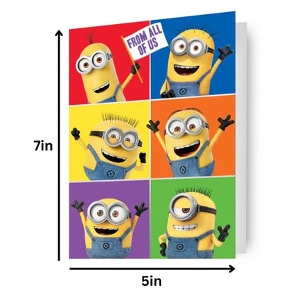 Danilo Minions From All of Us Greeting Card (12.7 x 17.78 cm)