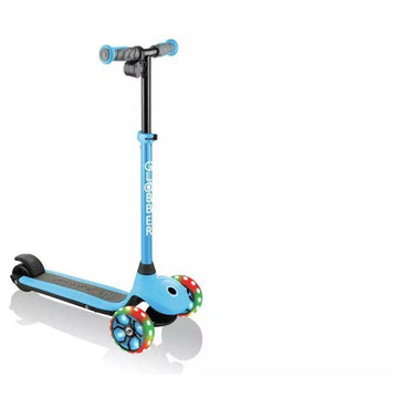 Globber E-Motion 4 Plus Electric 3-Wheel Foldable Kick Scooter (Sky Blue)