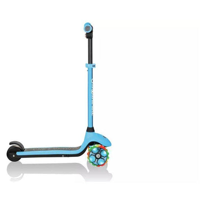 Globber E-Motion 4 Plus Electric 3-Wheel Foldable Kick Scooter (Sky Blue)