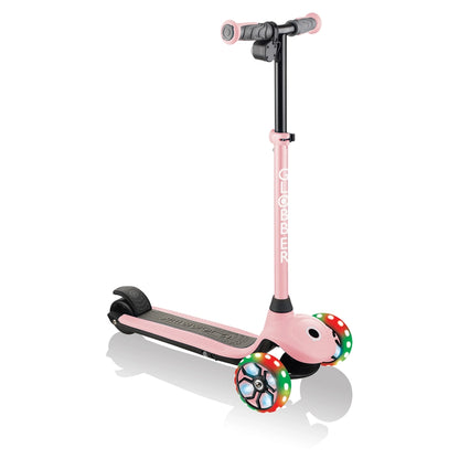 Globber E-Motion 4 Plus Electric 3-Wheel Foldable Kick Scooter (Pastel Pink)