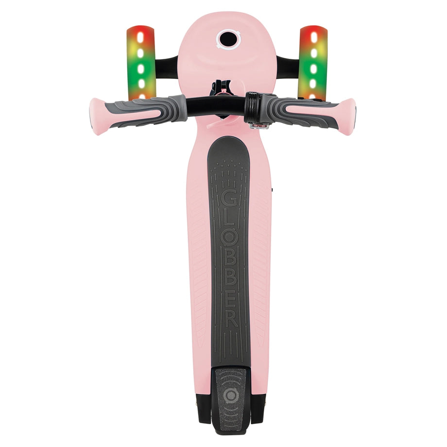 Globber E-Motion 4 Plus Electric 3-Wheel Foldable Kick Scooter (Pastel Pink)