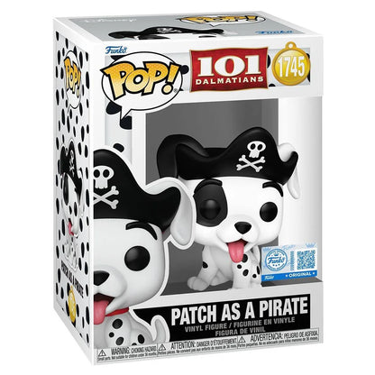 Funko POP! 101 Dalmatians Patch Pirate Figure (8.9 cm)