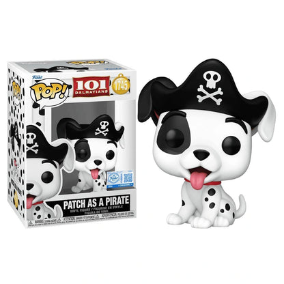Funko POP! 101 Dalmatians Patch Pirate Figure (8.9 cm)