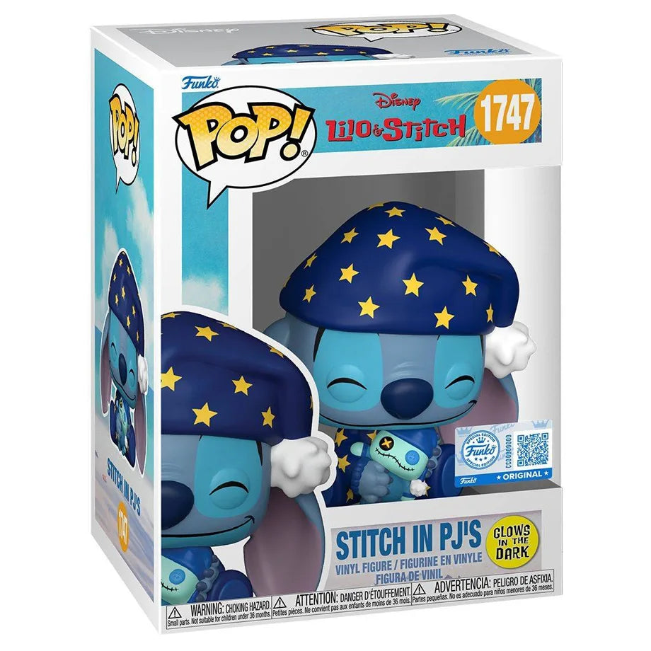 Funko POP! Stitch in PJ’s Glow-in-the-Dark Figure (8.9 cm)