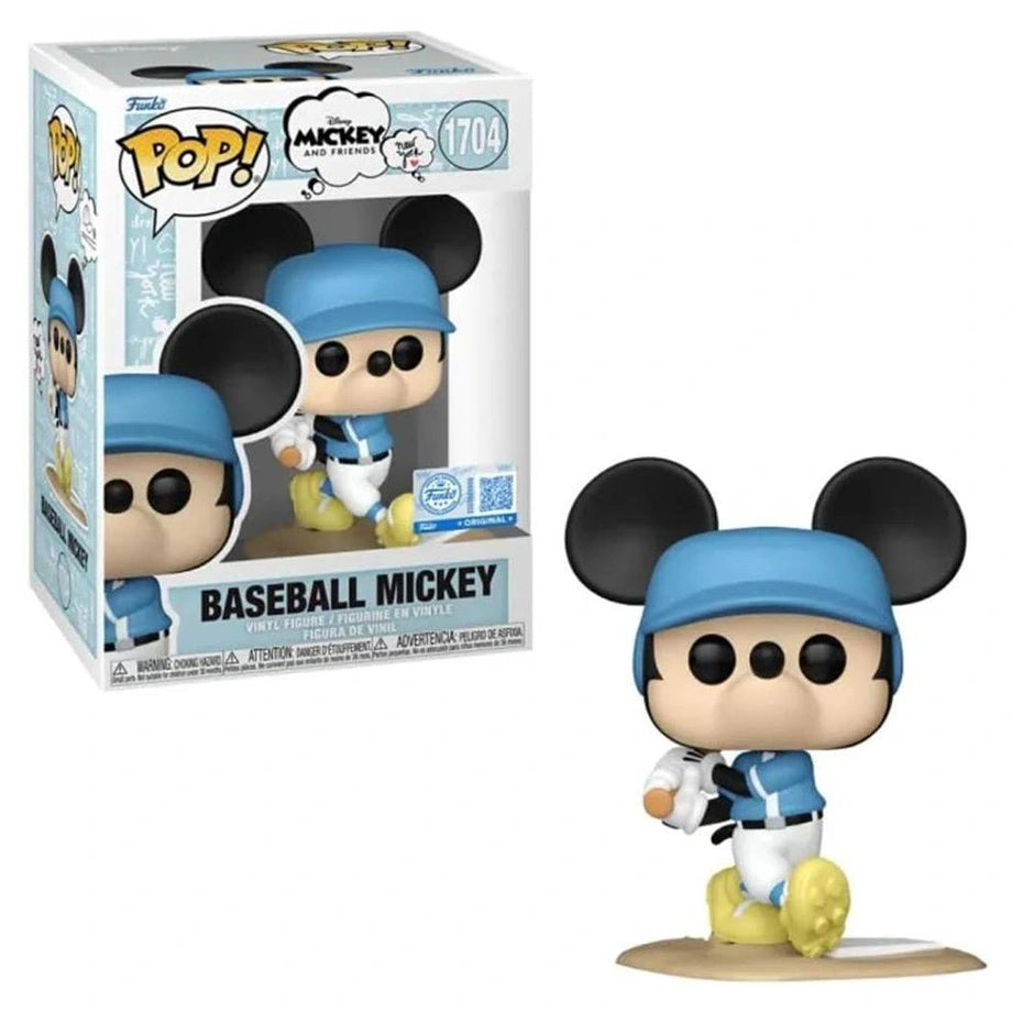 Funko POP! Disney Mickey and Friends Baseball Mickey Vinyl Figure (9.9 cm)