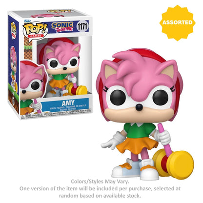 Funko POP! Sonic Amy Rose with Piko Hammer Figure (10.2 cm)