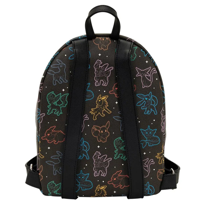 eeveelutions mini backpack Loungefly x Funko POP! Pokémon Eevee Eeveelutions Mini Backpack (Black –  Halamama.com